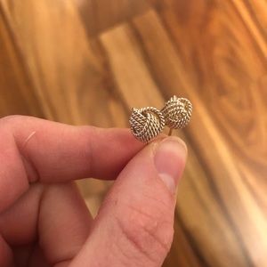 COPY - Tiffany & Co sterling silver knot earrings